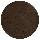 Ridgewell 5-Piece Round Pedestal Dining Set in Dark Oak