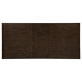 Ridgewell Rectangular Trestle Dining Table Dark Oak
