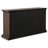 Ridgewell 2-Drawer 4-Door Dining Server Dark Oak