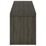 2 Drawer TV Console With Floating Top - Gray