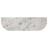 Ortega 4-Door Marble Top Sideboard Buffet Cabinet