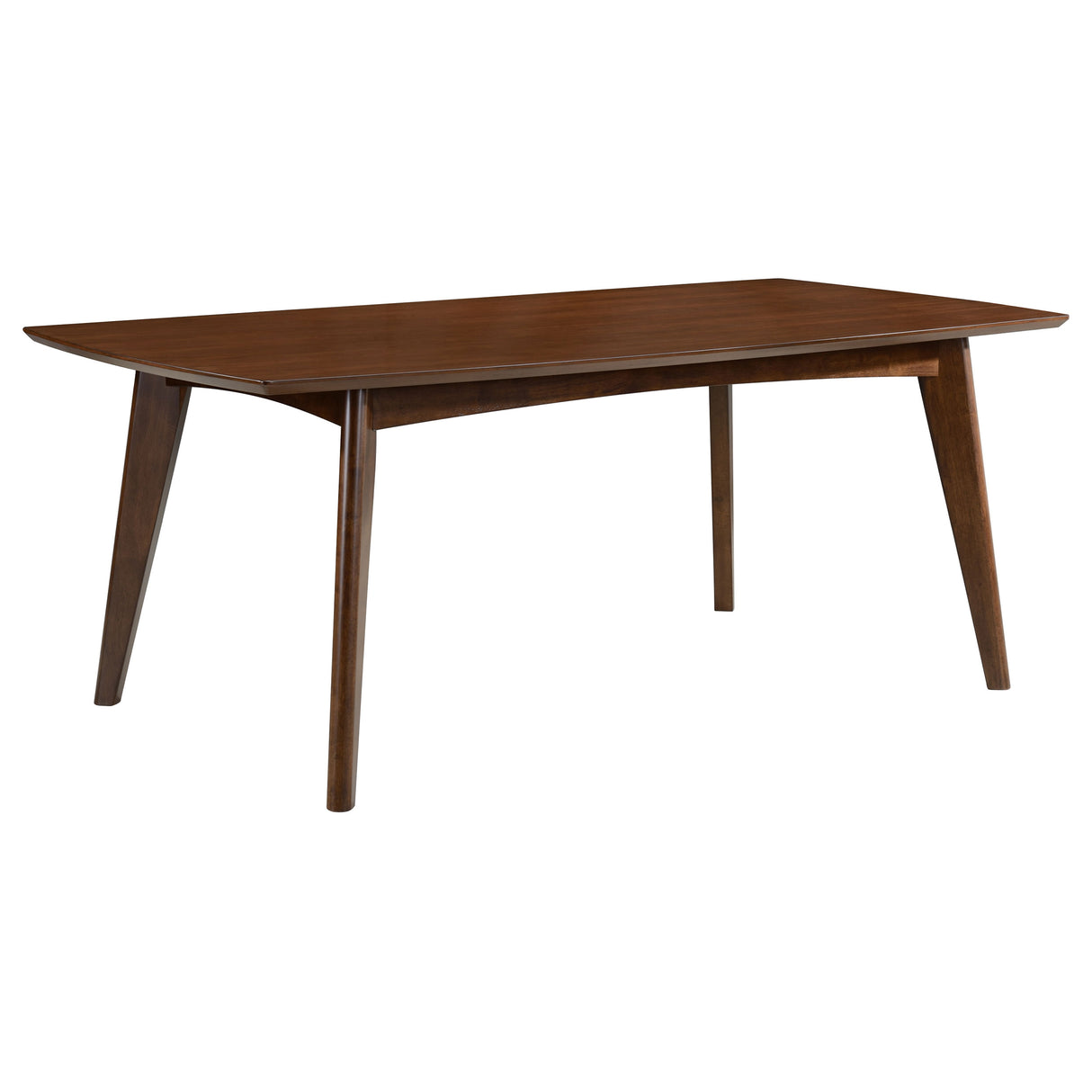 Malone 5-Piece Rectangular Dining Table Set Dark Walnut