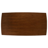 Malone 5-Piece Rectangular Dining Table Set Dark Walnut