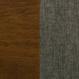 Malone 5-Piece Rectangular Dining Table Set Dark Walnut