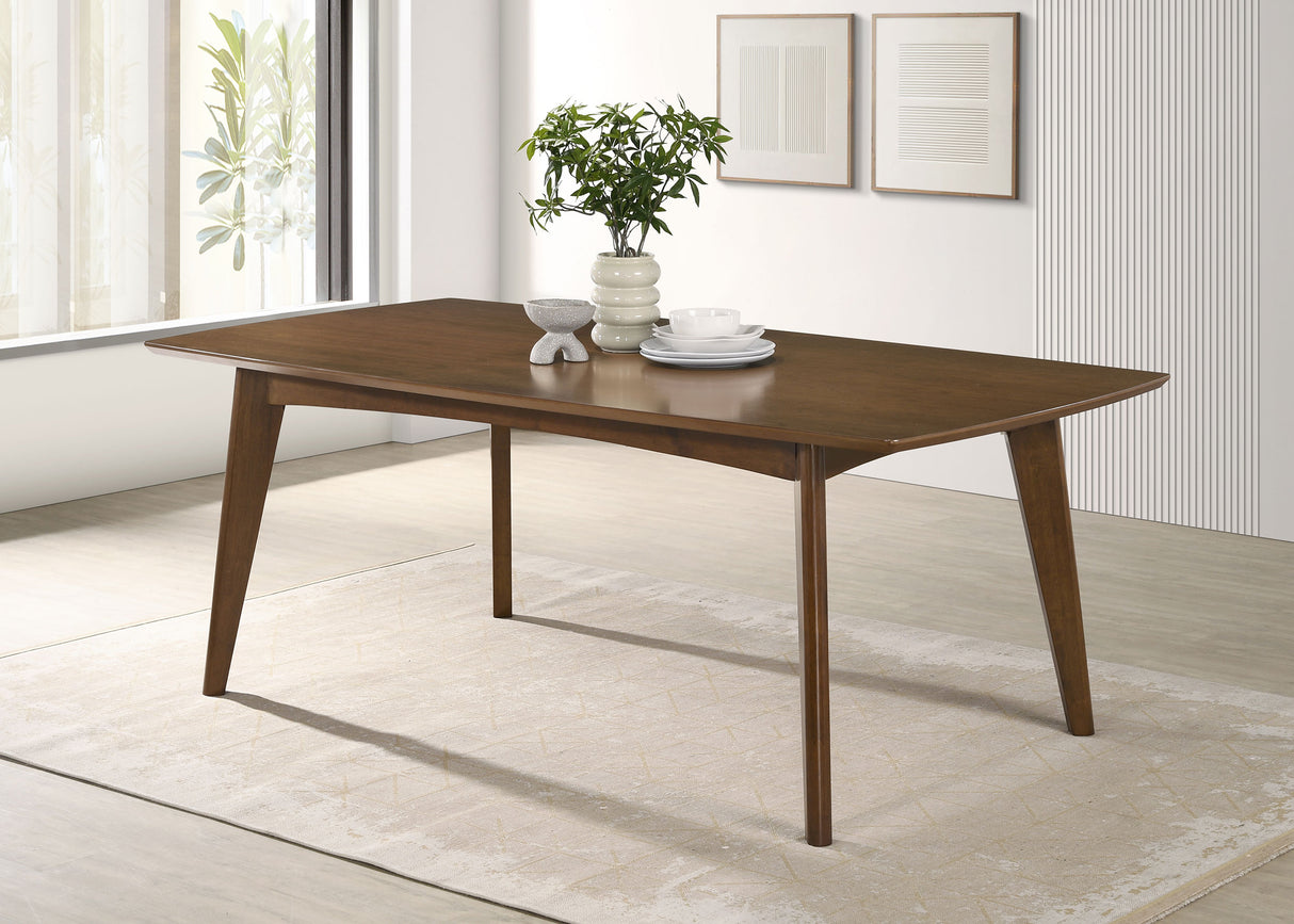 Malone Rectangular 78-inch Walnut Dining Table
