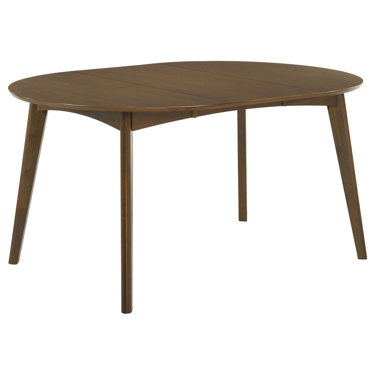 Jedda Oval 60-inch Extension Dining Table Dark Walnut