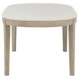 Lucaire 84" Cultured Marble Top Dining Table, Honed Cream