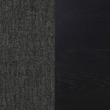 Catherine 5-Piece Black Dining Table Set with Grey Chairs