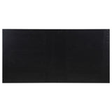 Catherine Rectangular 84-Inch Wood Dining Table Black