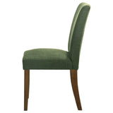 Paxton Upholstered Dining Side Chair Green, Set of 2