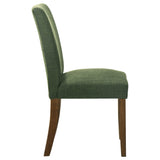 Paxton Upholstered Dining Side Chair Green, Set of 2