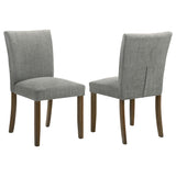 Paxton Upholstered Dining Side Chair Grey, Set of 2