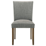 Paxton Upholstered Dining Side Chair Grey, Set of 2