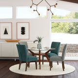 Paxton Upholstered Dining Side Chair Grey, Set of 2