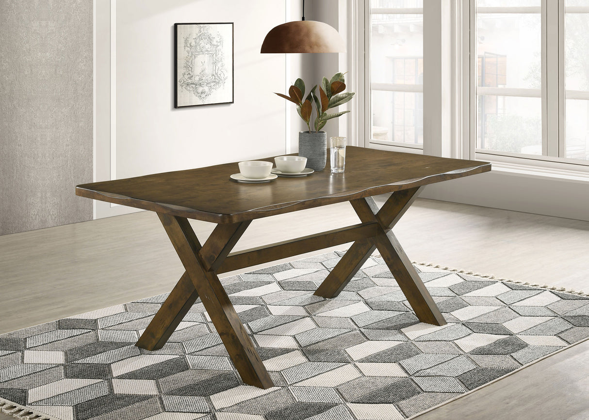 Alston Rectangular 71-Inch Dining Table, Knotty Nutmeg
