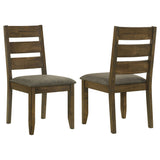 Alston Wood Dining Side Chair Knotty Nutmeg Set of 2
