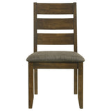 Alston Wood Dining Side Chair Knotty Nutmeg Set of 2