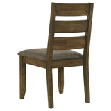Alston Wood Dining Side Chair Knotty Nutmeg Set of 2