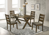 Alston Wood Dining Side Chair Knotty Nutmeg Set of 2