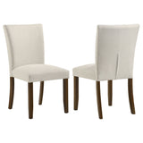 Paxton Upholstered Dining Side Chair Beige, Set of 2