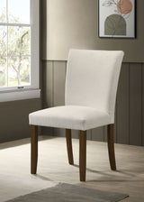 Paxton Upholstered Dining Side Chair Beige, Set of 2
