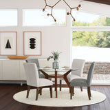 Paxton Upholstered Dining Side Chair Beige, Set of 2