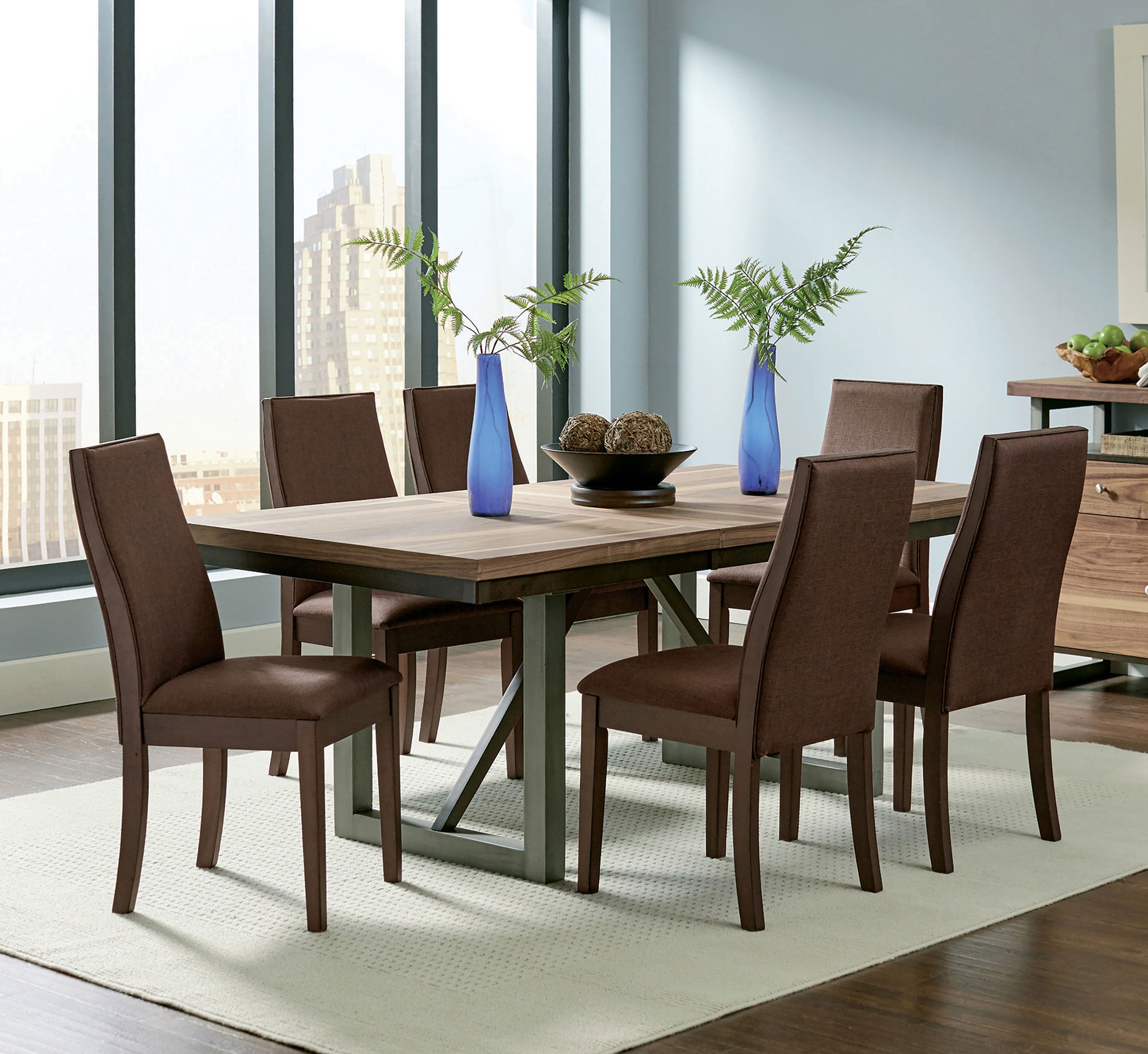 Upholstered Dining Chair | Set of 2 | Alpine Outlets