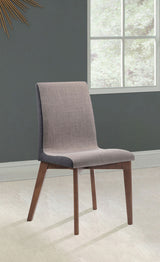 Redbridge Upholstered Dining Side Chair, Walnut (Set of 2)