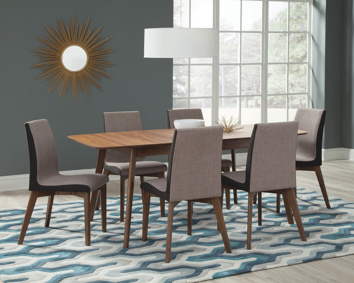 Redbridge Upholstered Dining Side Chair, Walnut (Set of 2)