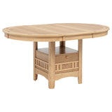 Lavon Oval 60-inch Wood Extension Dining Table Light Oak