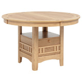 Lavon Oval 60-inch Wood Extension Dining Table Light Oak