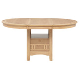 Lavon Oval 60-inch Wood Extension Dining Table Light Oak