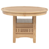 Lavon Oval 60-inch Wood Extension Dining Table Light Oak