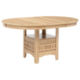 Lavon Oval 60-inch Wood Extension Dining Table Light Oak