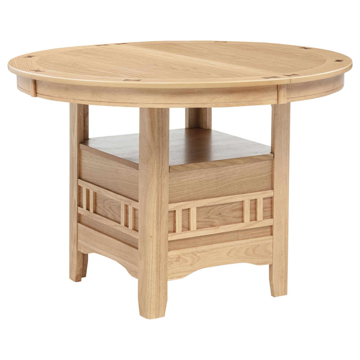Lavon Oval 60-inch Wood Extension Dining Table Light Oak