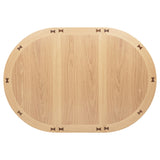 Lavon Oval 60-inch Wood Extension Dining Table Light Oak