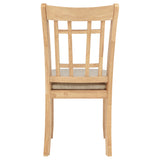 Lavon Wood Dining Side Chair - Linen and Light Oak (Set of 2)