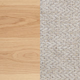 Lavon Wood Dining Side Chair - Linen and Light Oak (Set of 2)
