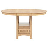 Lavon Oval Counter Height Dining Table Light Oak
