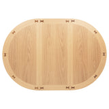 Lavon Oval Counter Height Dining Table Light Oak