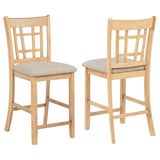 Lavon Wood Counter Height Dining Chair - Linen, Set of 2