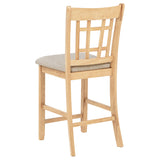 Lavon Wood Counter Height Dining Chair - Linen, Set of 2