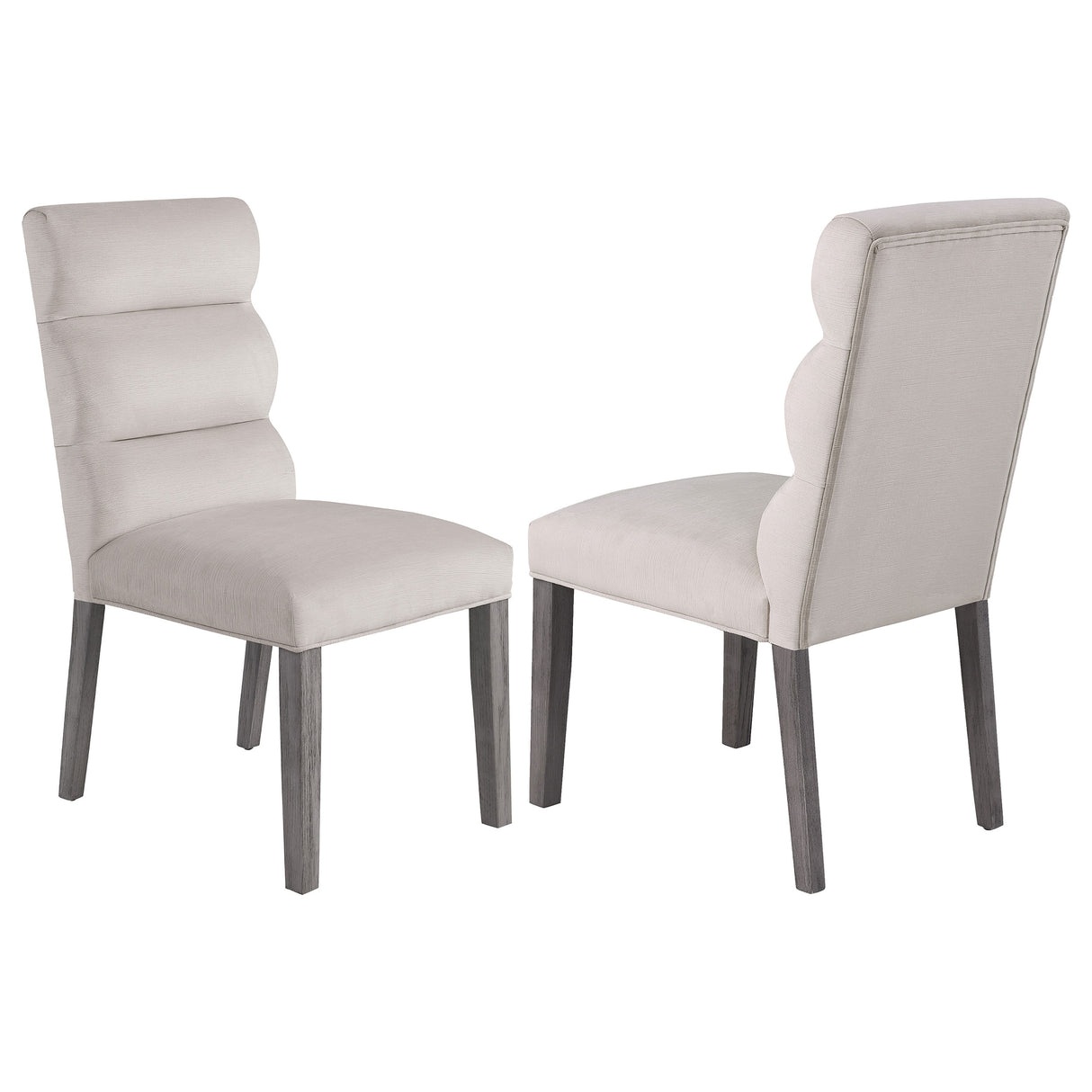 Carla Velvet Upholstered Dining Side Chair Stone