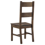 Coleman 5-Piece Rustic Golden Brown Dining Set