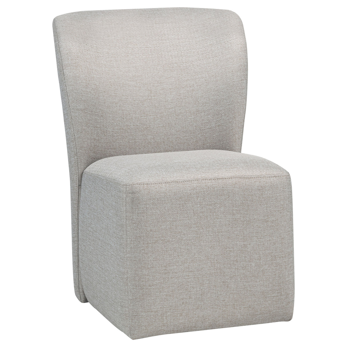 Jaelynn Upholstered Parsons Dining Side Chair, Beige (Set of 2)
