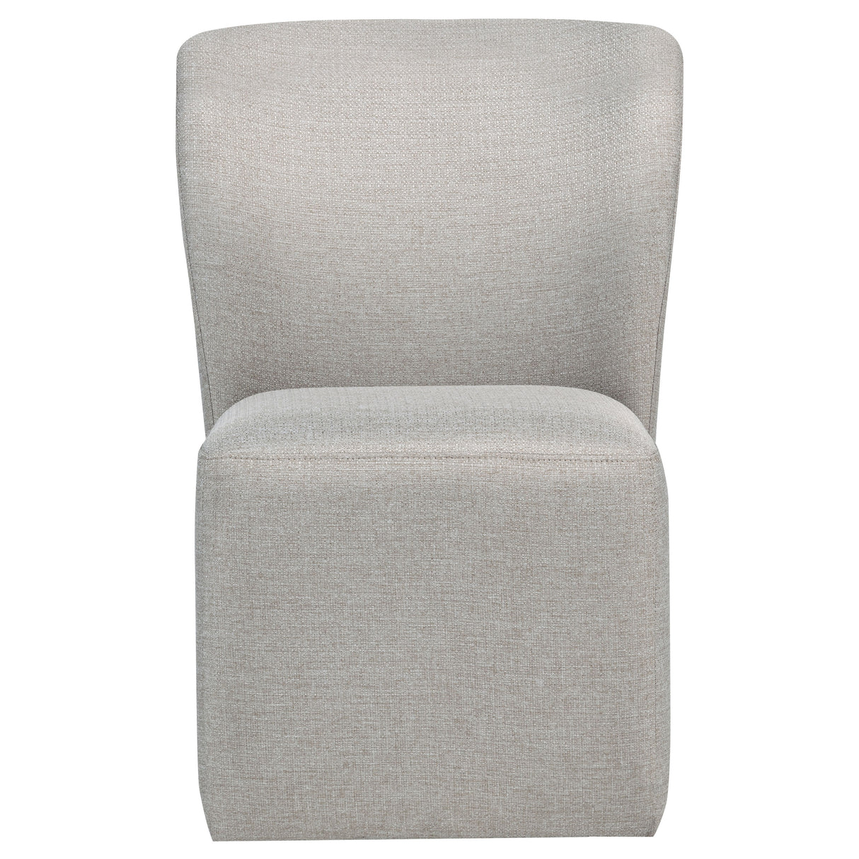 Jaelynn Upholstered Parsons Dining Side Chair, Beige (Set of 2)