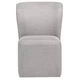 Jaelynn Upholstered Parsons Dining Side Chair, Beige (Set of 2)
