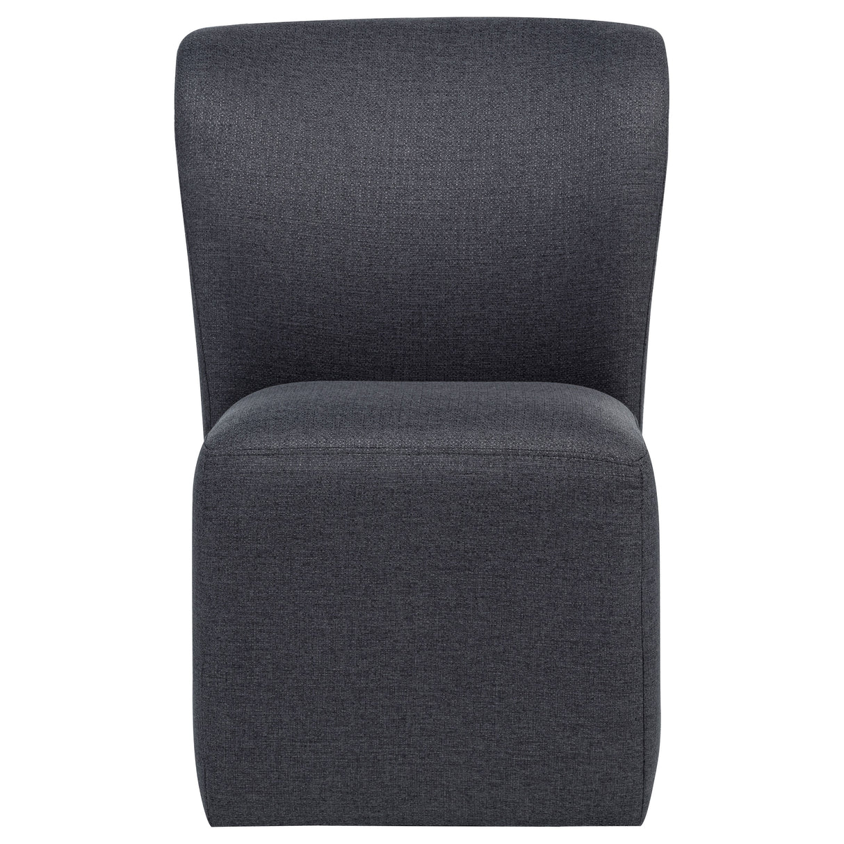 Jaelynn Charcoal Upholstered Parsons Dining Chair, Set of 2
