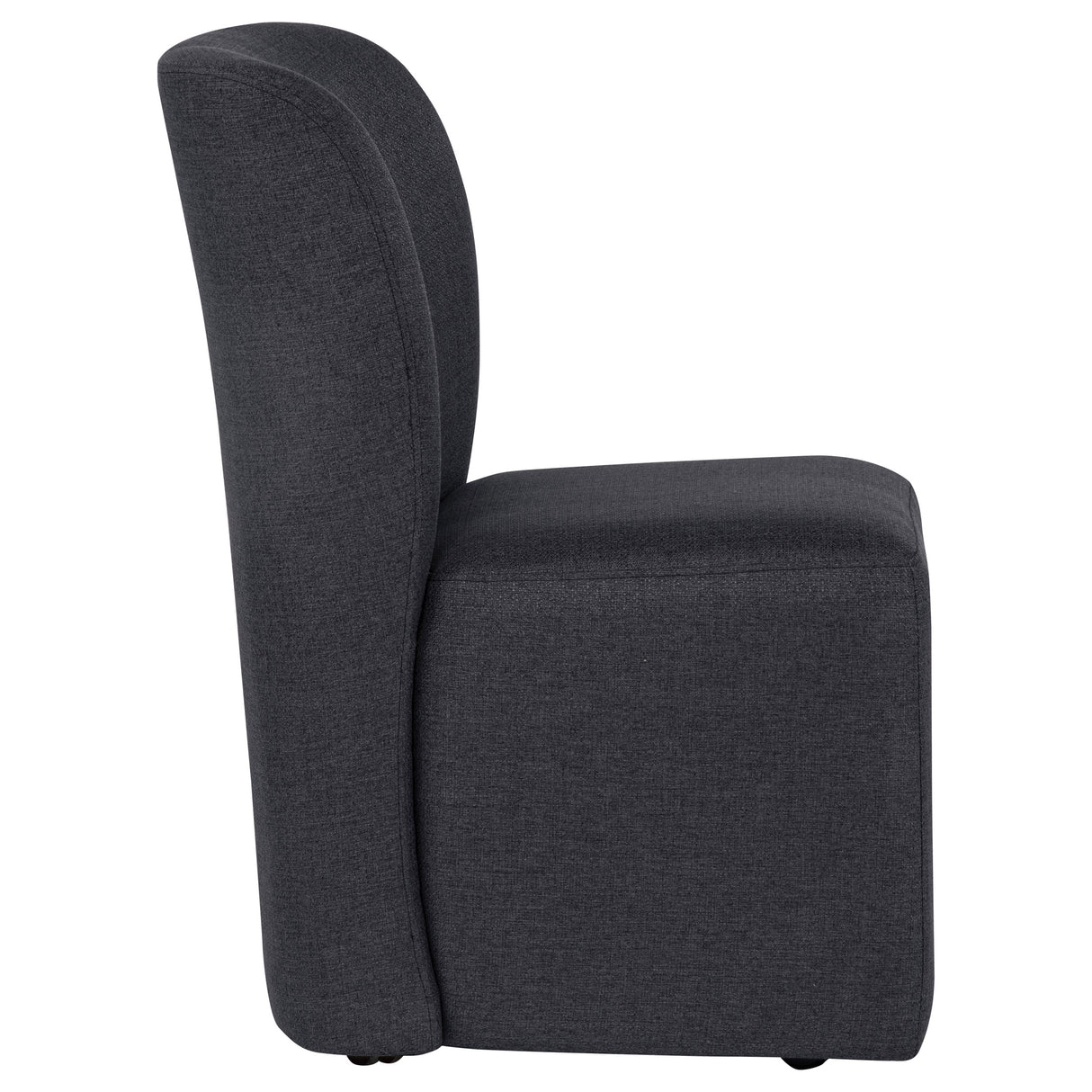 Jaelynn Charcoal Upholstered Parsons Dining Chair, Set of 2