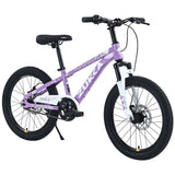 Zukka - 20" Mountain Bike With Adjustable Saddle And Suspension Fork